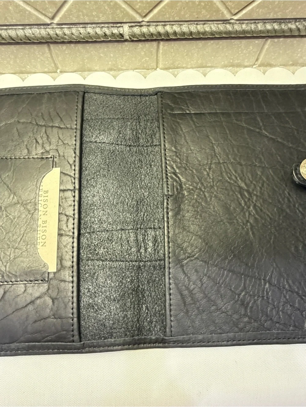 Bison Hide Leather Cover A5 Size